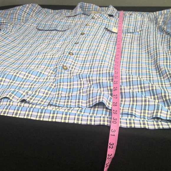 Colo Wear Button Up Shirt Short Sleeve Plaid Men's XL - Picture 7 of 7